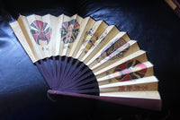 Classic Hand Crafted Fan with bamboo framework(BeijingOperaFace)