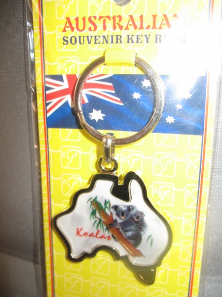 Australian Souvenir Key Ring - Koalas