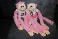 I Love NYToy Monkey (Pink 16")