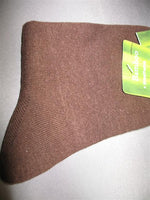 Eco-friendly Dress / Casual Bamboo Socks Men/Unisex (dark brown)