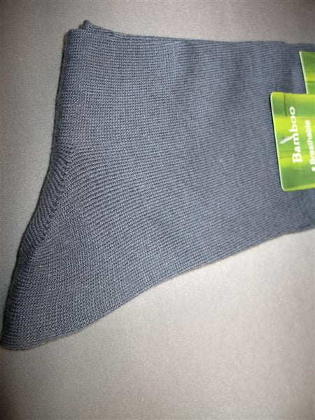 Eco-friendly Dress/Casual Bamboo Socks Men/Unisex Blue Gray