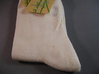 Eco-friendly Dress / Casual Bamboo Socks (white)