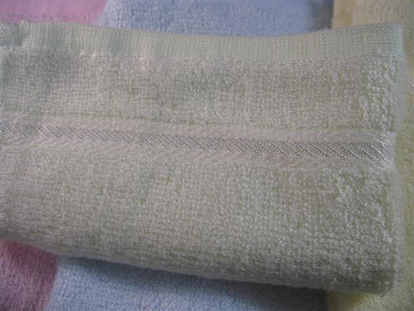 Eco-friendly bamboo fiber towel 10.5x10.5(light green)