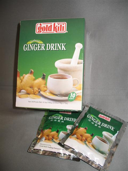 Instant Ginger Drink (Strong, 10 Sachets)