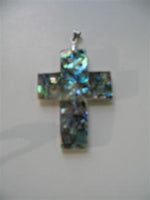 Shell Necklace (Cross, Green)