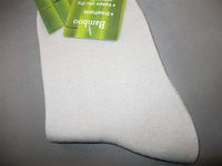 Eco-friendly Dress / Casual Bamboo Socks Men/Unisex (cream)