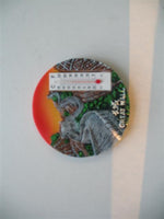 Magnet (Beijing/Great Wall, with thermometer, orange backround)