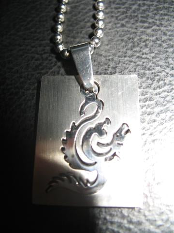 Stainless Steel Necklace (Dragon)
