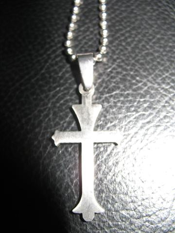 Stainless Steel Necklace (Cross)