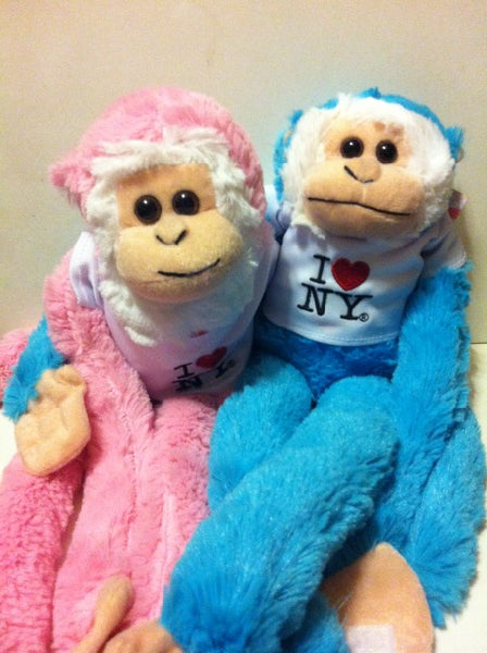 I Love NY Toy Monkey - Happy Valentine's Day!