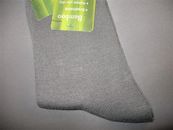 Eco-friendly Dress / Casual Bamboo Socks Men/Unisex (grey)