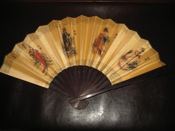 Classic Hand Crafted Fan  (Si Da Mei Nu)