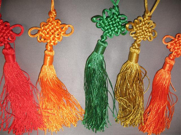3 Assorted Hanging Lucky Knots with Tassel