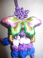 Butterfly Ornament (purple knot)