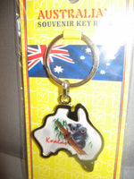 Australian Souvenir Key Ring - Koalas